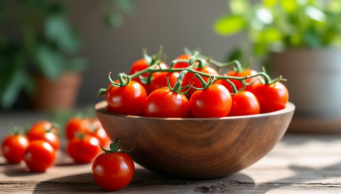 découvrez combien de calories contient une tomate cerise et apprenez à l'intégrer facilement et sainement dans vos repas pour une alimentation équilibrée.